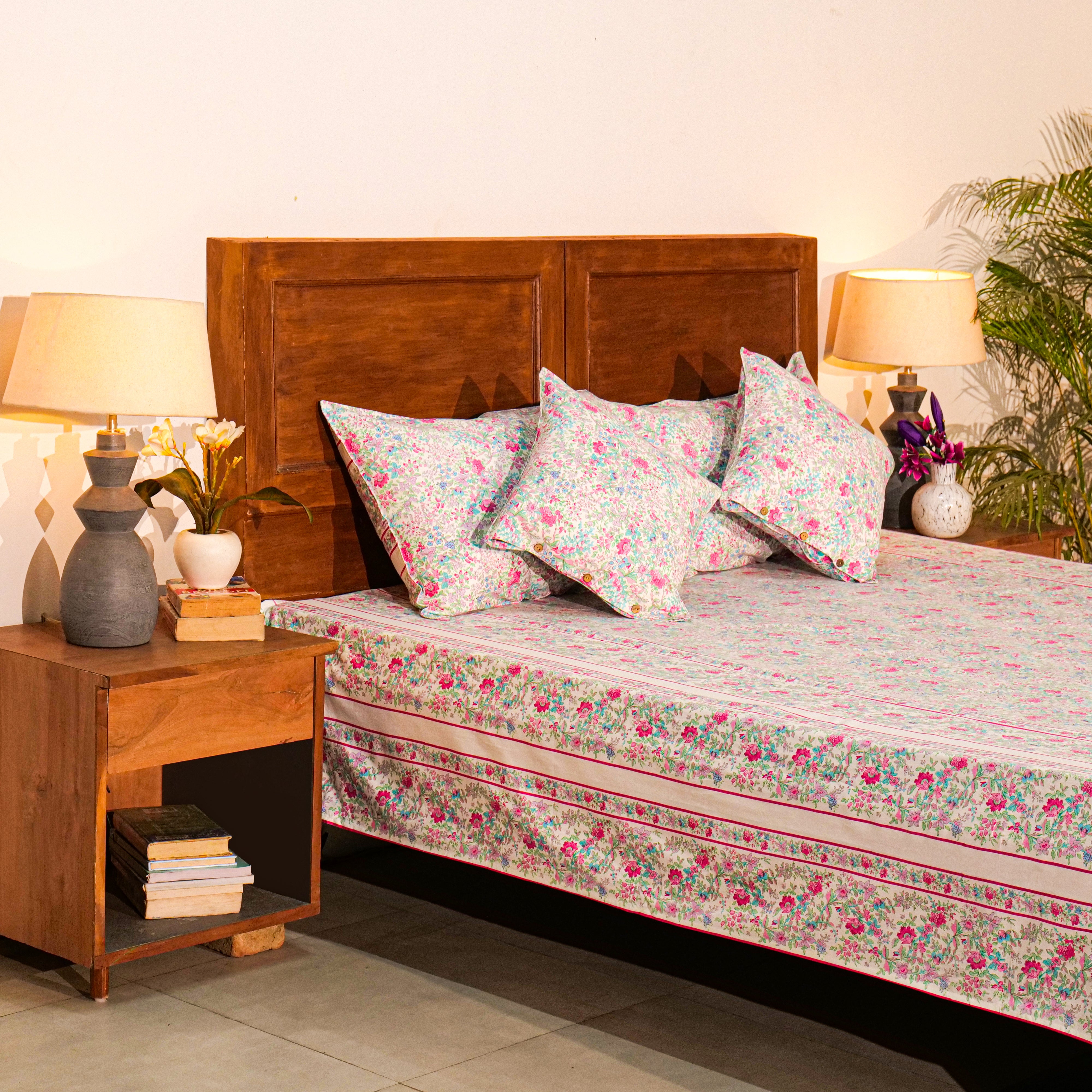 Penelope Bed Cover – Ivory