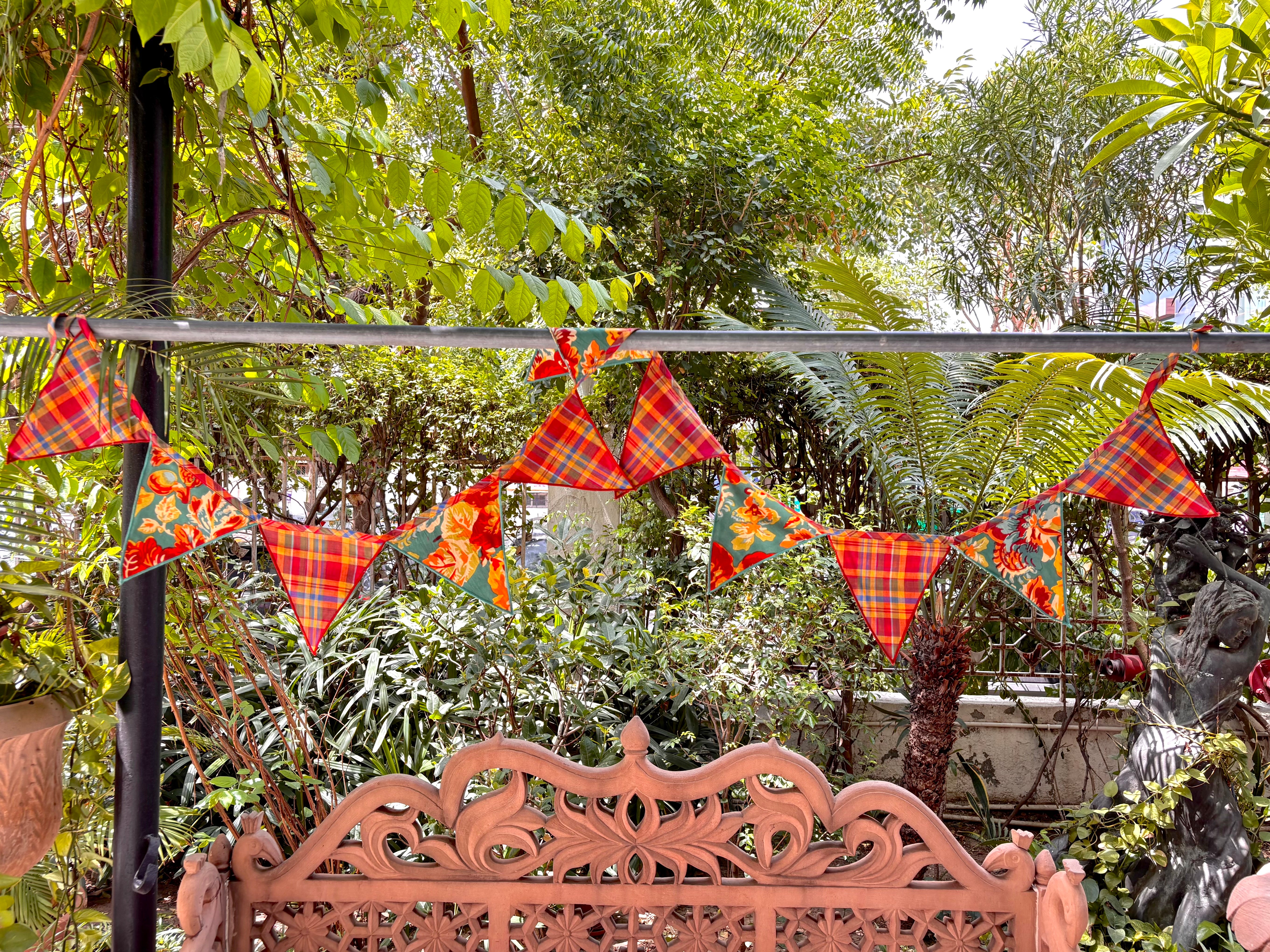 Pomegranate Pennants - Teal