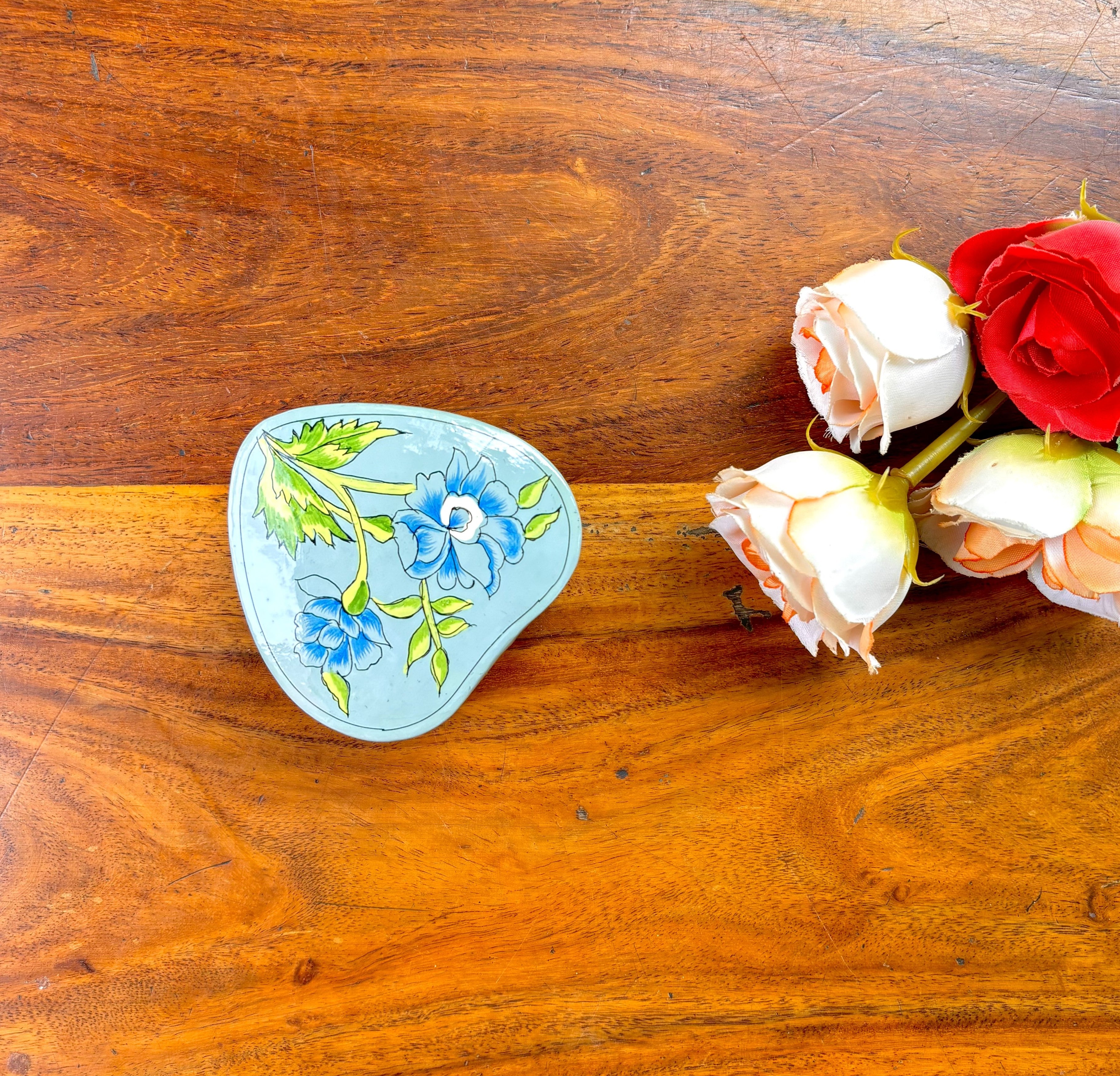 Pushkar Heart Box - Blue