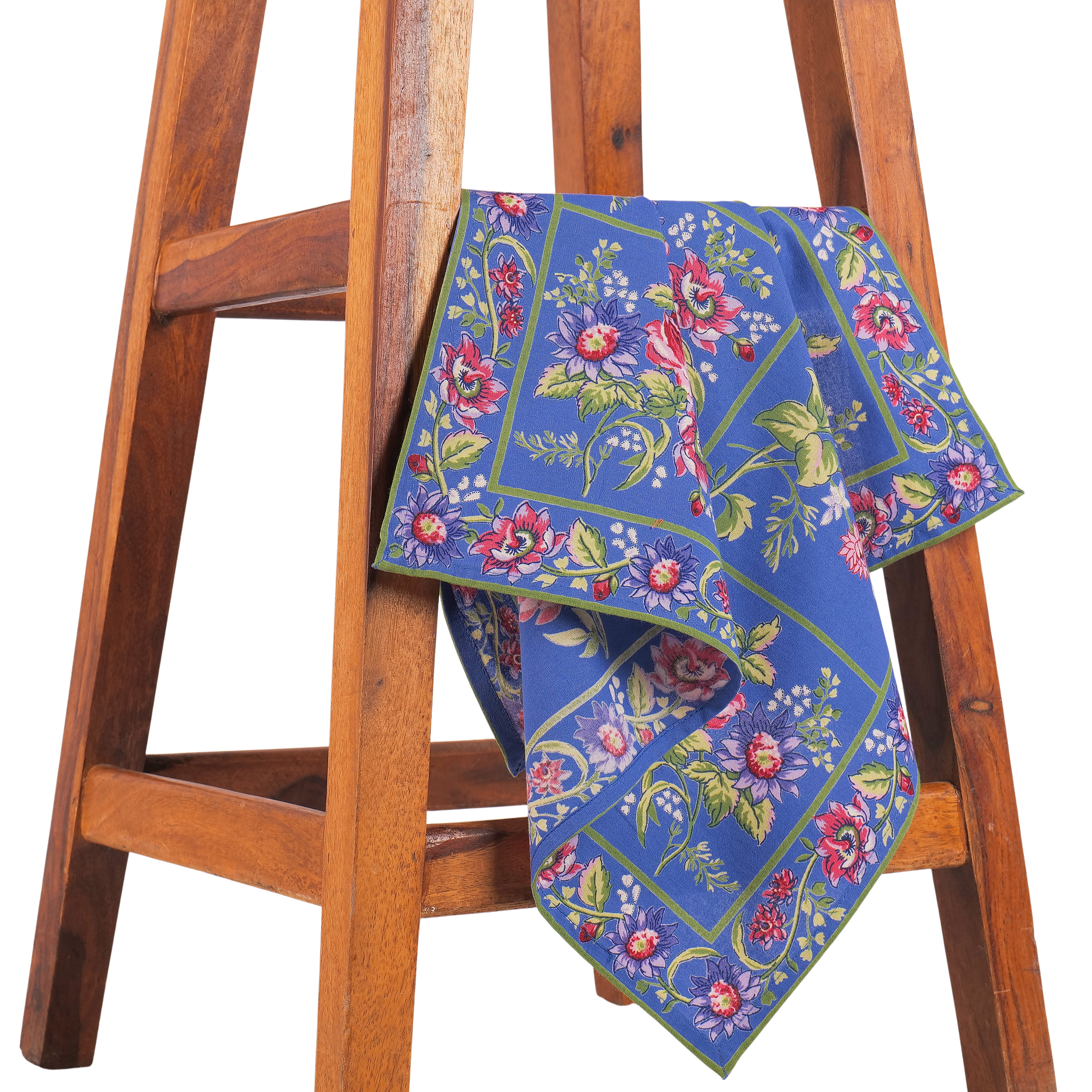 Russian Chintz Napkin Set of 6 – Blue