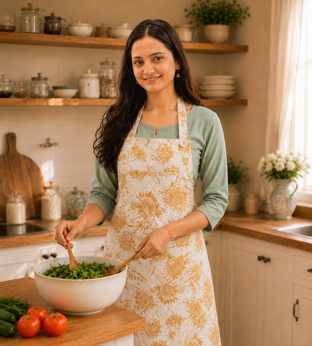 Soleil Apron – Gold