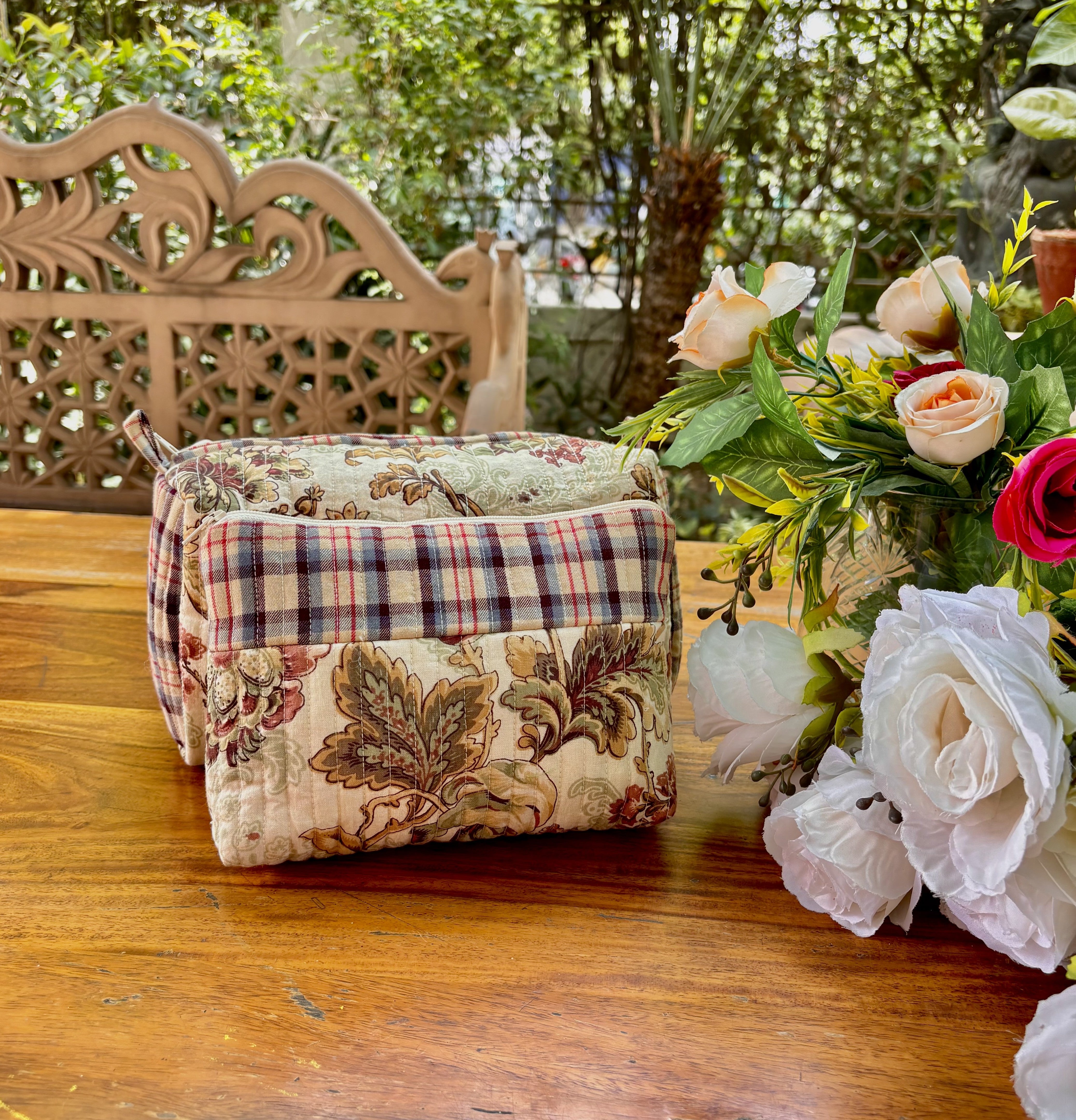 Sonet Cosmetic Bags Set of 2 - Ecru