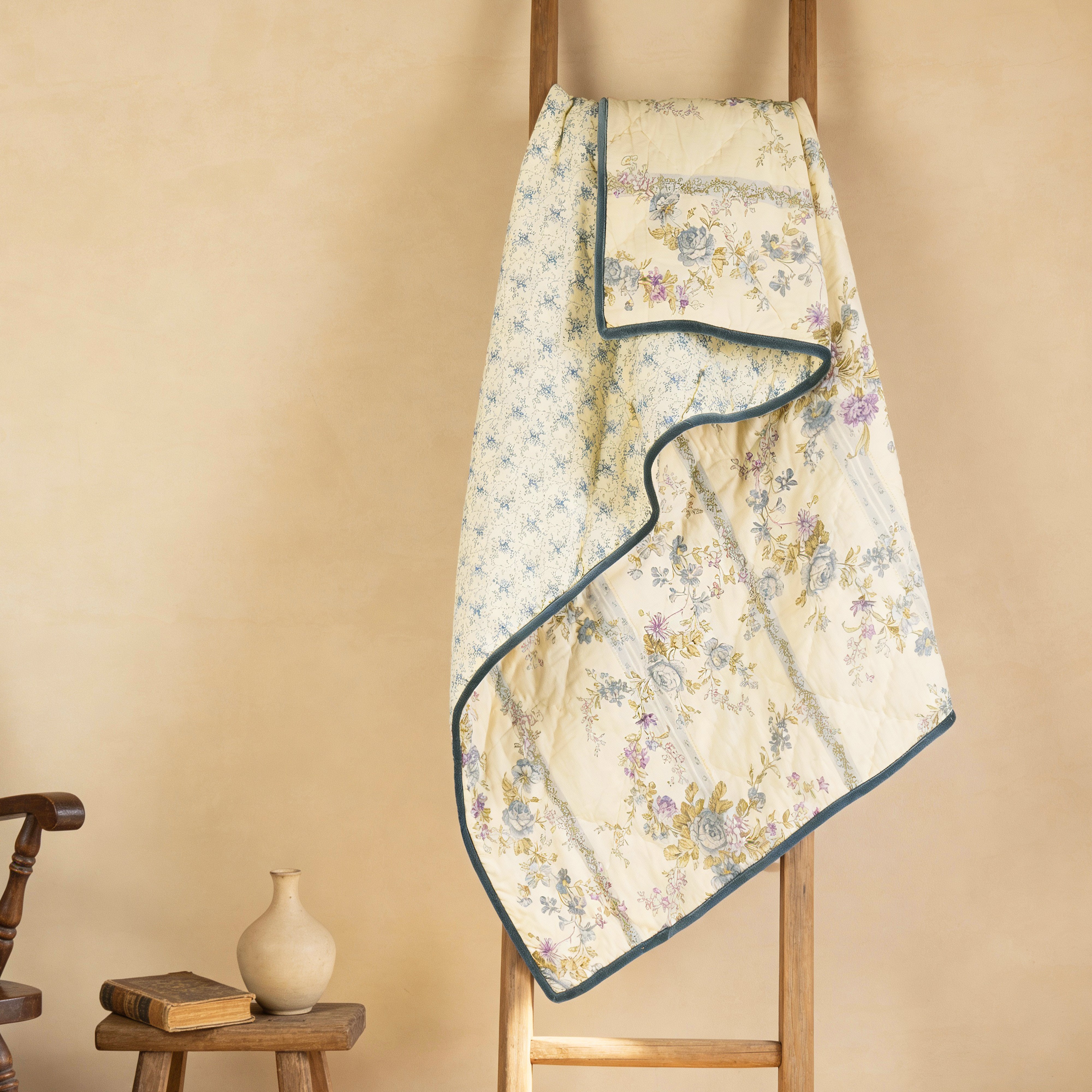 Yesterday Baby Quilt – Blue
