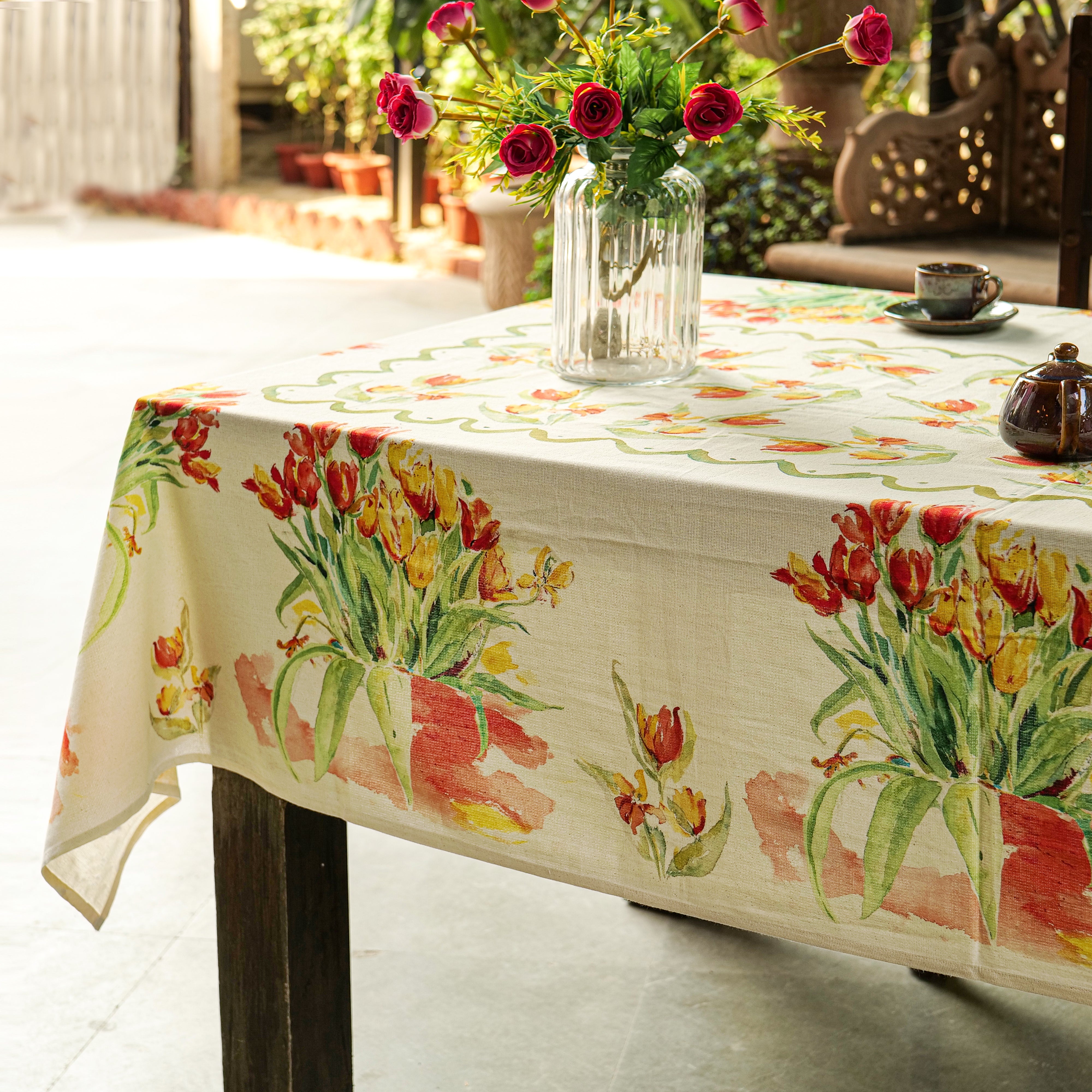 Tulip Dance Tablecloth – Multi