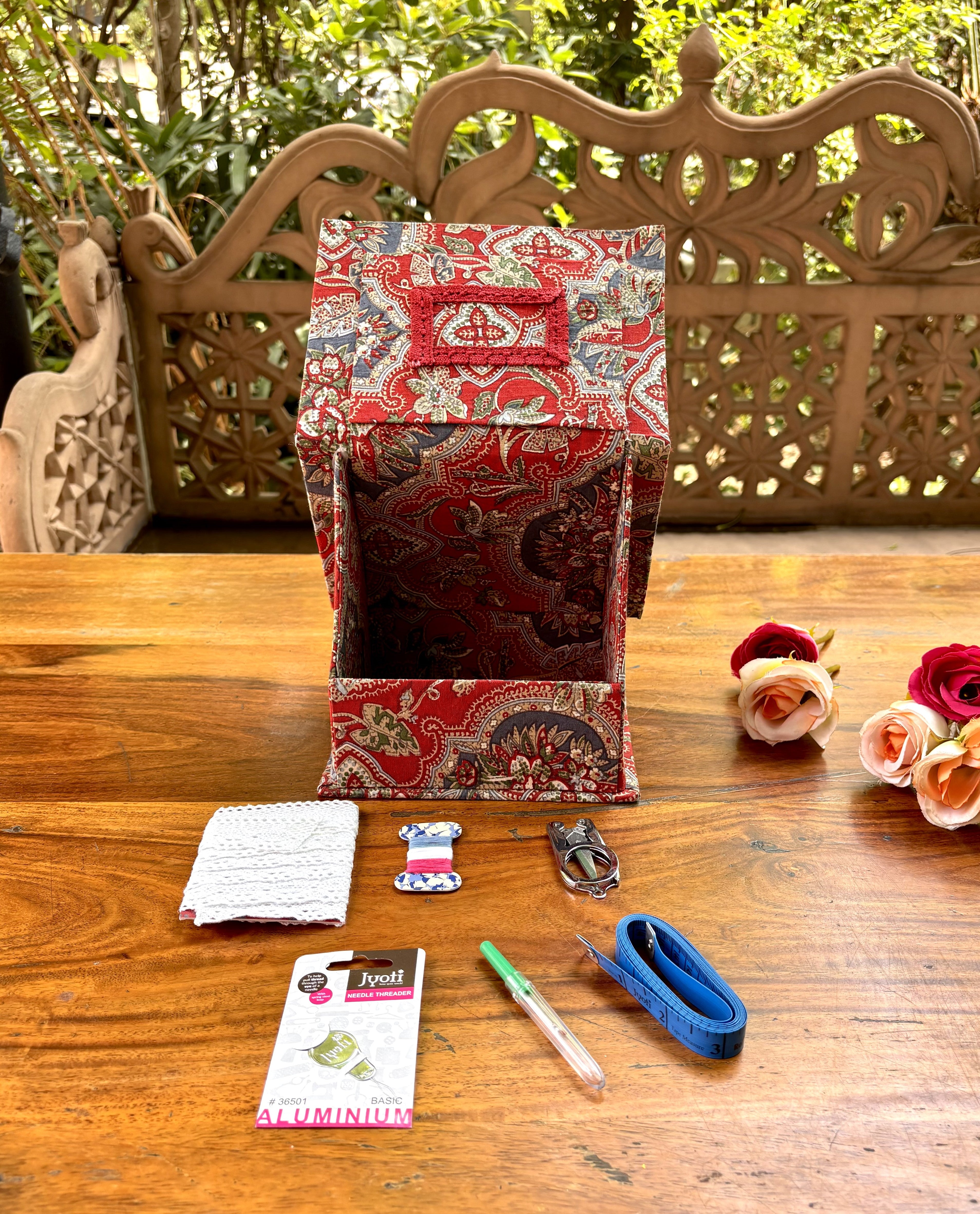 Timeless Tapestry Sewing House - Red