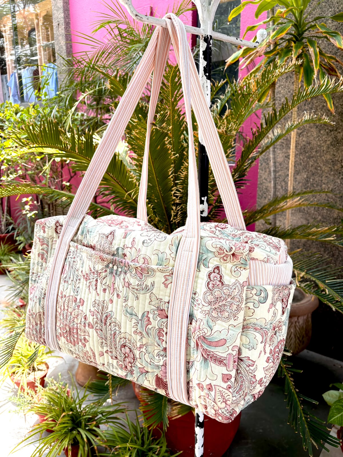 Jacobin Garden Duffle Bag – Ecru