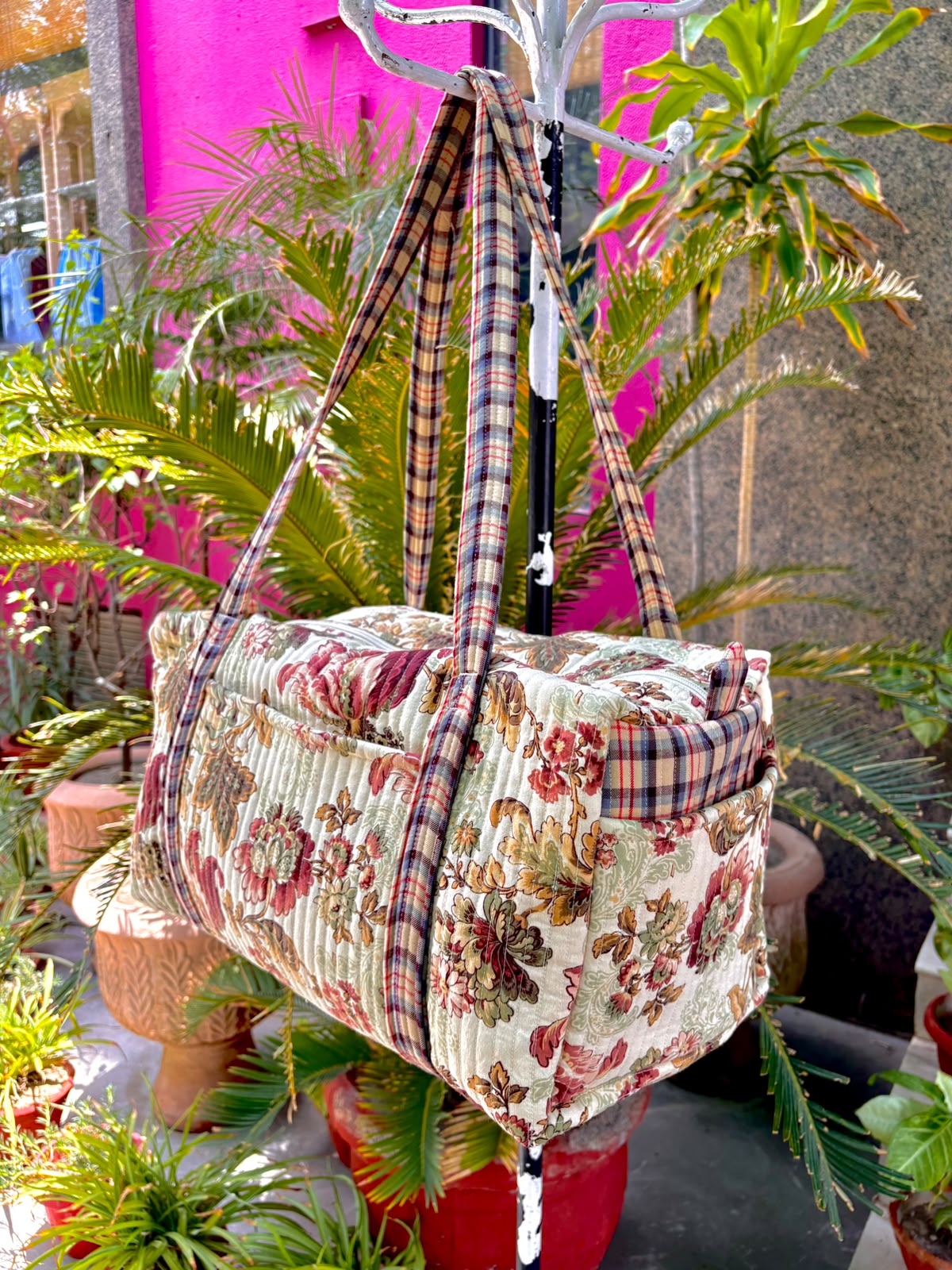 Sonet Cosmetic Duffle Bag – Ecru