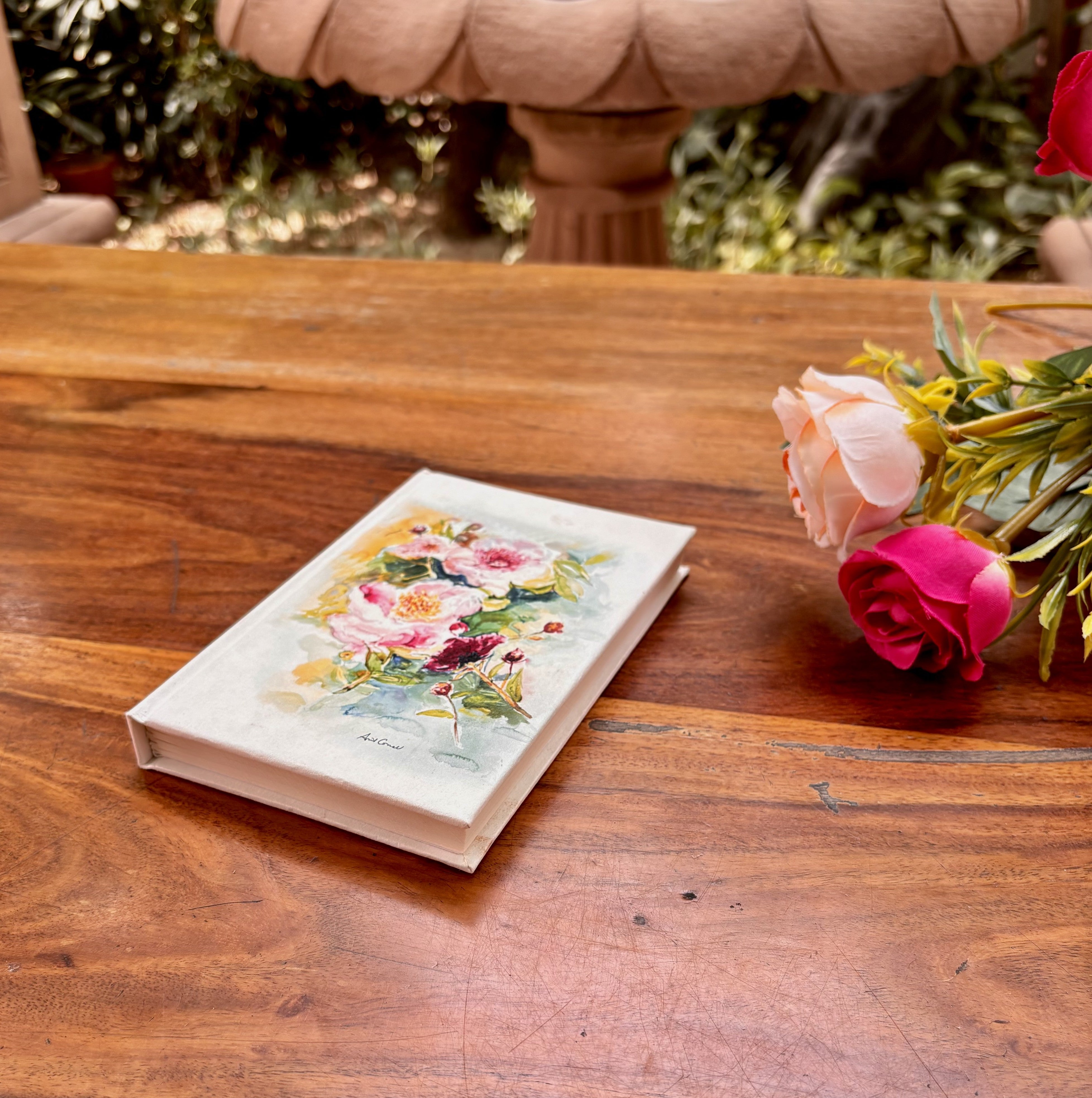 Peony Print Journal - Ivory