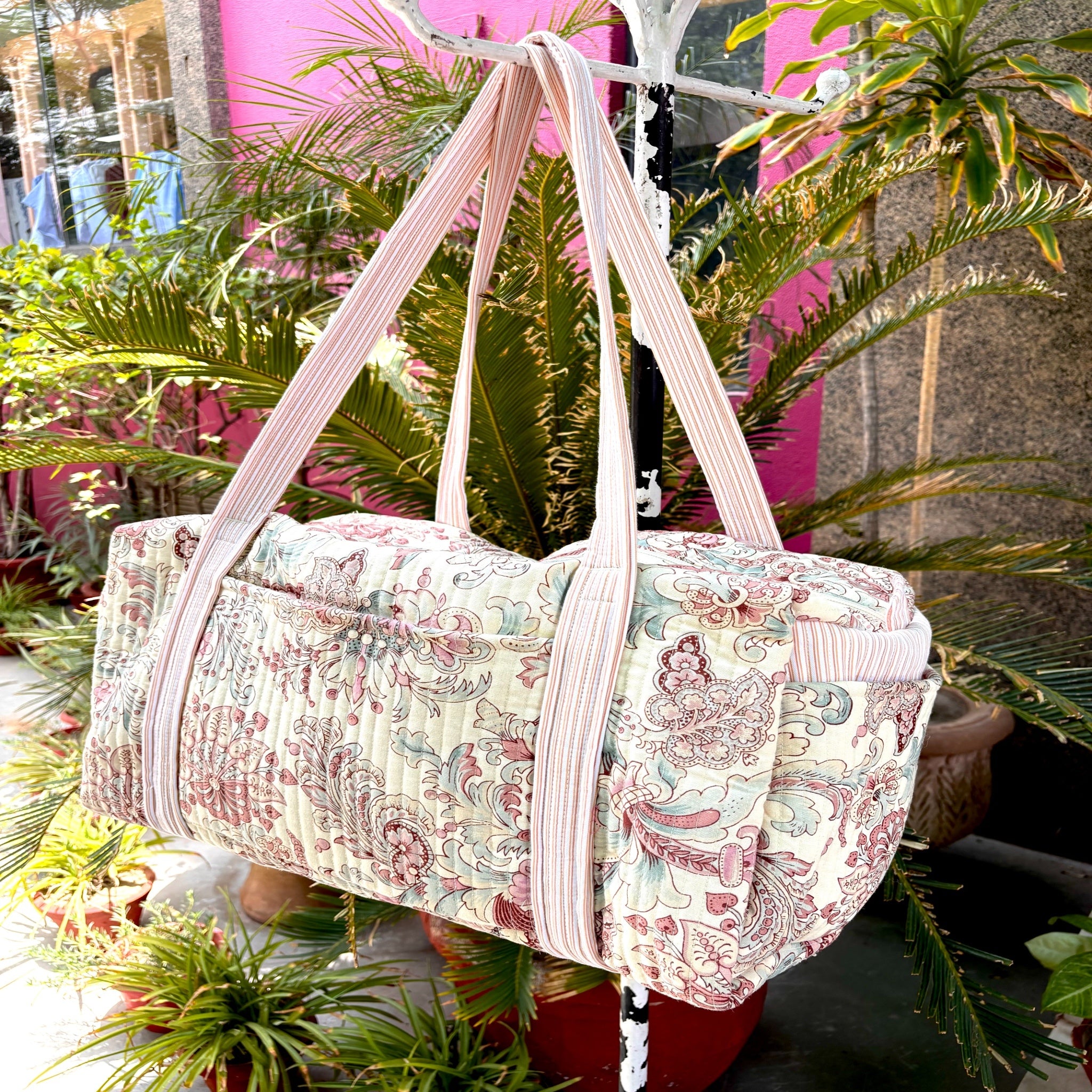 Jacobin Garden Duffle Bag – Ecru